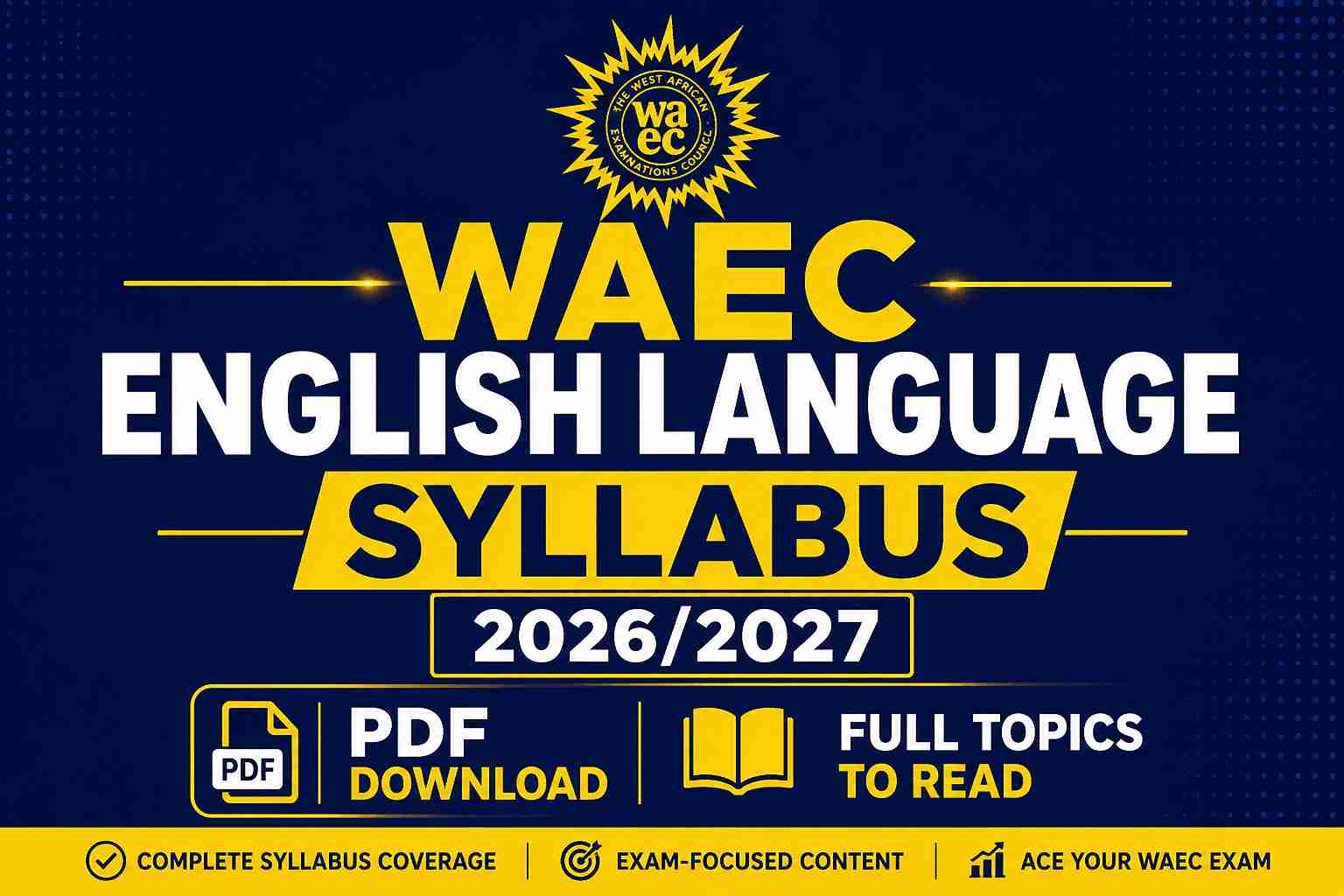 WAEC English Language Syllabus