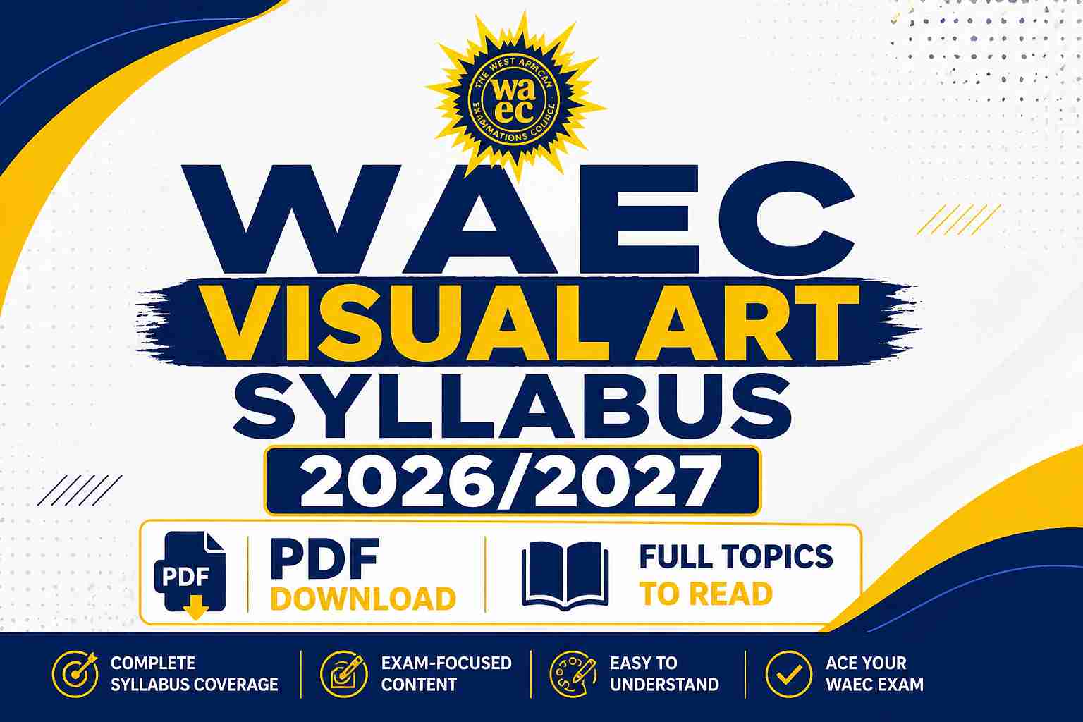 WAEC Visual Art Syllabus