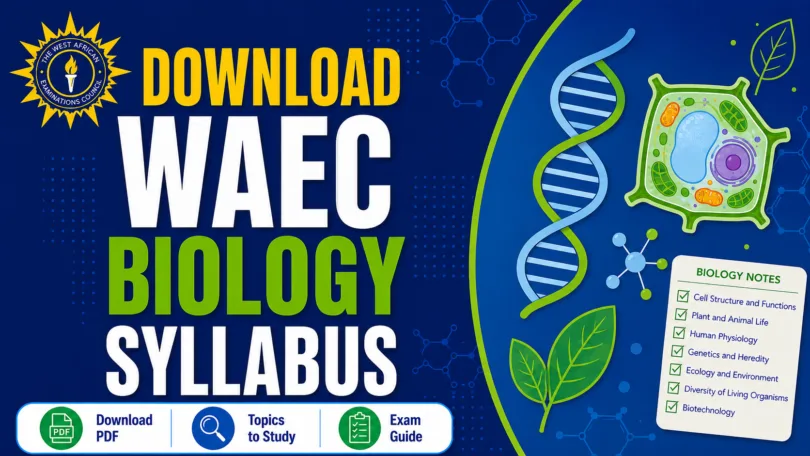 Download WAEC Biology syllabus