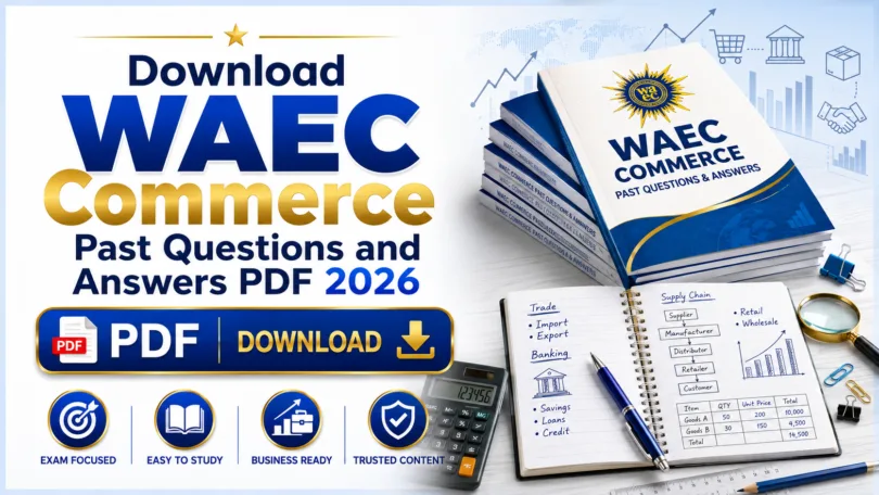Download WAEC Commerce Past Questions and Answers PDF