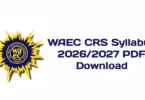 WAEC CRS Syllabus