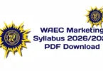 WAEC Marketing Syllabus