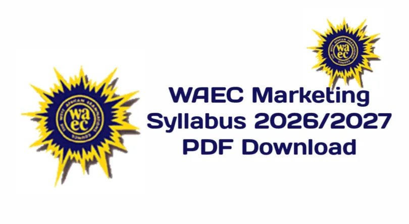WAEC Marketing Syllabus