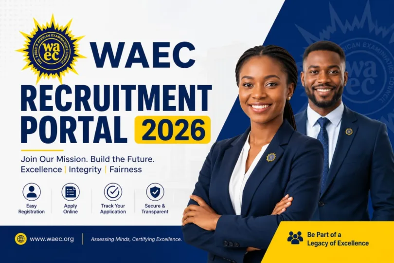 WAEC Recruitment Portal 2026