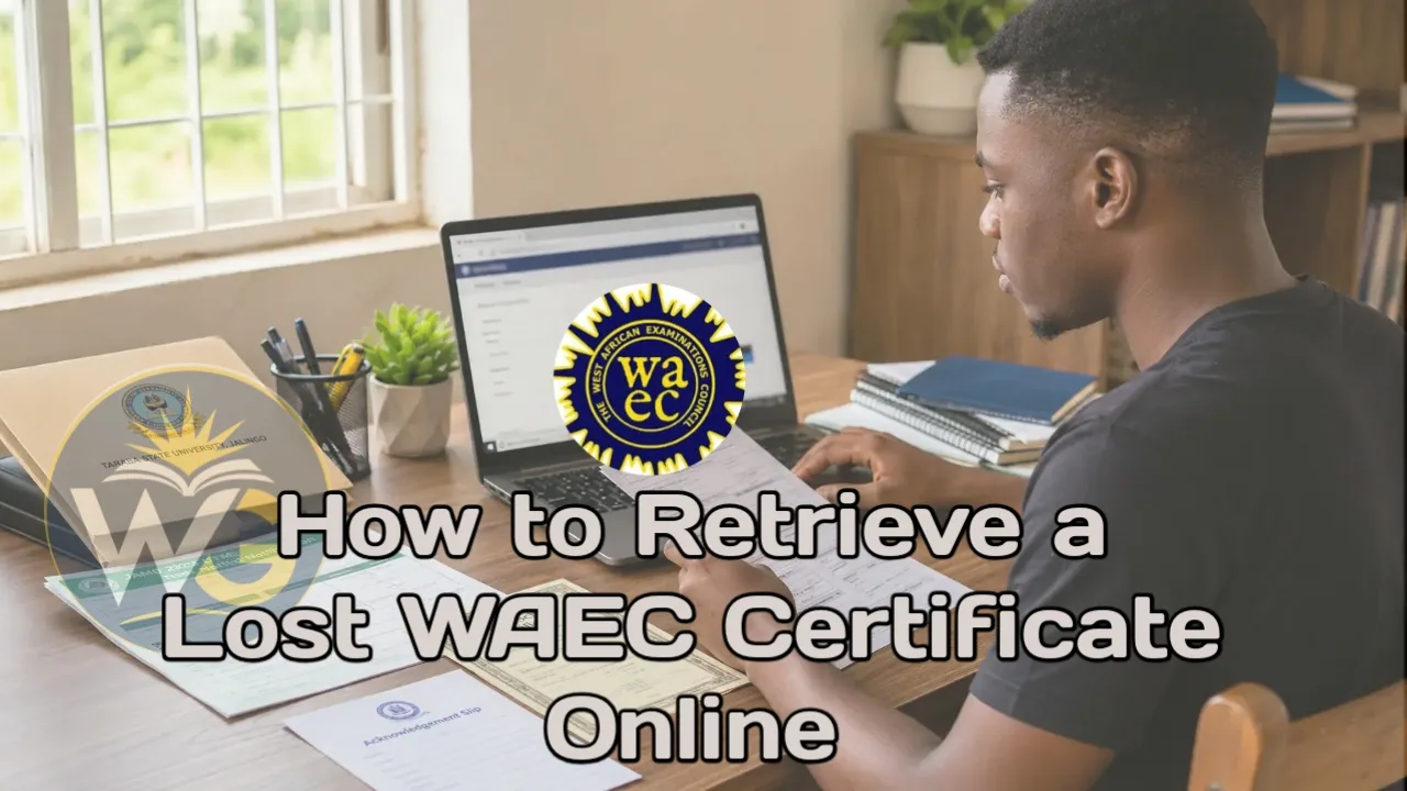 How to Retrieve a Lost WAEC Certificate Online in 2026: Step-by-Step Guide
